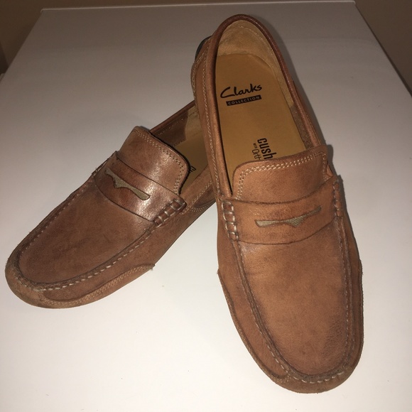 clarks moccasins mens shoes